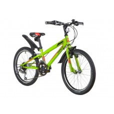 20" Велосипед Novatrack RACER ,зеленый,сталь,12 скор., Power,V-Brake