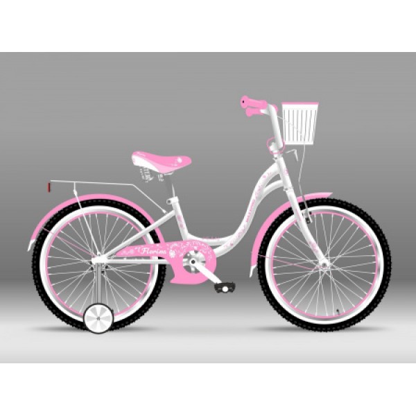 12" Велосипед FLORINA  N12-1 (бело-розовый)