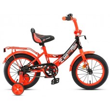 14" Велосипед  MAXXPRO-N14-3 (красный/оранж-черн)