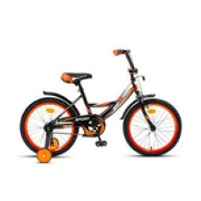 16" Велосипед MAXXPRO SPORT-16-6 (черно-оранжевый) короткое крыло