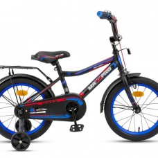 16" Велосипед ONIX-M16-5 (черно-синий)