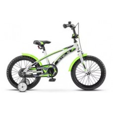 16" Велосипед Stels Arrow 9.5"(бело/зелен) (2022)