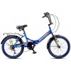 20" Велосипед COMPACT 20S Y20S-3 (сине-черный)