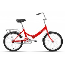 20" Велосипед KAMA (1 ск рост 14 скл.) 2023 рост белый/серебристый