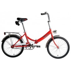 20" Велосипед KAMA (1 ск рост 14 скл.) 2023 рост красный/белый
