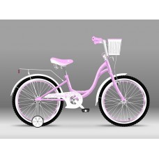 20" Велосипед MAXXPRO  FLORINA 20 (розово-белый)