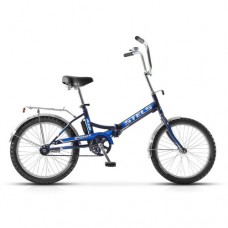 20" Велосипед Stels Pilot 415 скл. 13,5 рама (черно-синий)