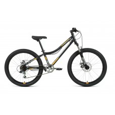 24" Велосипед FORWARD "TITAN" 2.0 D 6 ск.рост 12 2022(черный/желтый), 