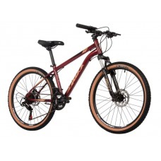 24" Велосипед FOXX Caiman 14"  (красный).