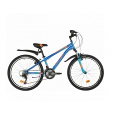 24" Велосипед NOVATRACK ACTION, рама 11"  18-скор (синий),