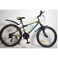 24" Велосипед Rook MS241 черный/желтый MS241-BK/YW