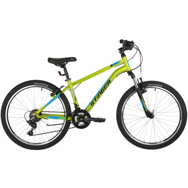 24" Велосипед Stinger Element STD алюм. 12" (зеленый)