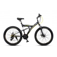 26" Велосипед MAXXPRO SENSOR ULTRA (черно-желтый) N2614-4