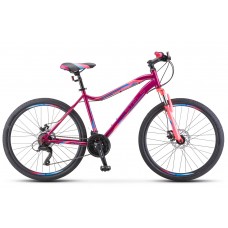 26" Велосипед Stels MISS 5000 MD 16 рама сталь (фиолетовый/розовый) арт.V020
