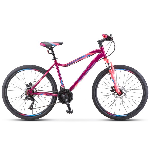 26" Велосипед Stels MISS 5000 MD 16 рама сталь (фиолетовый/розовый) арт.V020