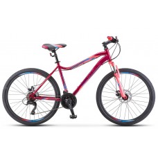 26" Велосипед Stels MISS 5000 MD 16 рама сталь(Вишневый/розовый) V020 NEW