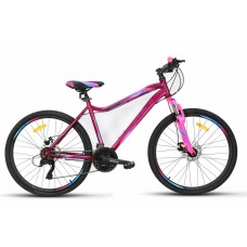 26" Велосипед Stels MISS 5000 MD 18 рама сталь(Фиолетовый/розовый) К010
