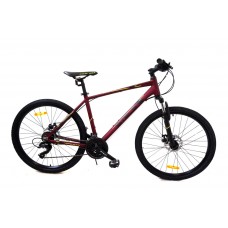 26" Велосипед Stels Navigator 590MD 16 рама алюм. (бордово/салатовый)2022