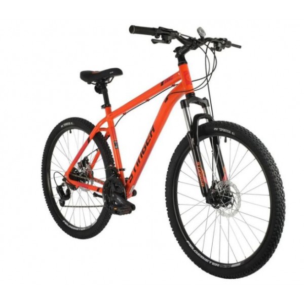 26" Велосипед Stinger Element EVO; 14 рама  (оранжевый) алюм.