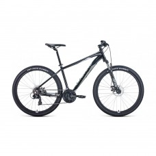 27,5" Велосипед FORWARD APACHE 2.0 D (21 ск. рост. 21") 2022, черный/серый, RBK22FW27331