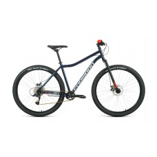 27,5" Велосипед FORWARD SPORTING X D (9 ск. рост. 17") 2022, черный/оранжевый