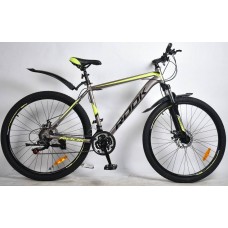 27.5" Велосипед Rook MA270D-GY/YW серый/желтый