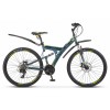27.5" Велосипед Stels Focus MD 21-sp 19" рама сталь (сер/желт) V010 (2022)