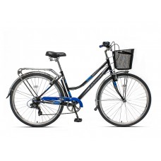 28" Велосипед MAXXPRO №810-1(черно-синий) + корзина