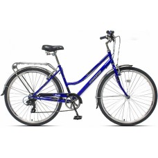 28" Велосипед MAXXPRO №810-2(сине-черный) + корзина