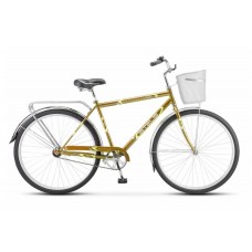 28" Велосипед Stels Navigator 300G (муж.) 20 рама (светло-коричневый)+корзина (2023)