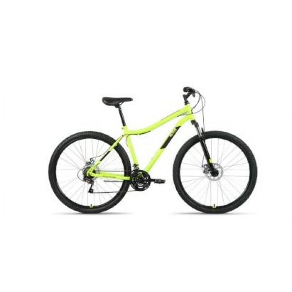 29" Велосипед ALTAIR MTB HT 2.0 disc (21 ск. рост. 17") 2020-2021, ярко-зеленый/черный, RBKT1M19G