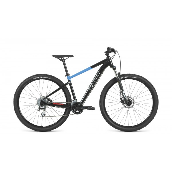 29" Велосипед FORMAT 1414 29 (9ск, рост M)2023 черный/синий