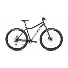 29" Велосипед FORWARD SPORTING X D (9 ск. рост. 17") 2022,темно-синий/красный