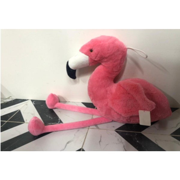 А Мягкая игрушка Фламинго 38см