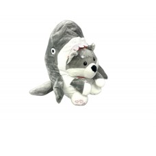 А Мягкая игрушка Собака-акула с пледом KKX-15239