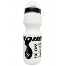 Бутылочка велосипедиста пластиковая, 500 мл, цвет: белый PBWH-001