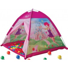 Детская палатка "Игровой домик" - палатка "Домик феечки", в комплекте 100 шариков, размер в собранно