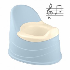 Горшок детский музык(Светло-голубой)