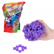 GUMMY BLOCKS Конструктор-пластилин, 1 цвет, (фиол.), в zip-пак. 19,5х12,5х6,5 см