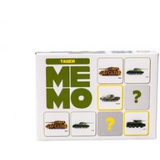 Игра настольная МЕМО "Танки" (50 карточек)