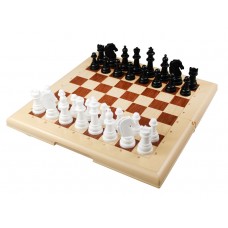 Игра настольная "Шахматы" (бол, беж)
