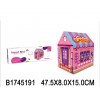 Игровой домик - палатка "Магазин конфет", размер в собранном виде 93х70х103 см, в/к 47,5*8*15 см.