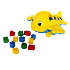 Игрушка самолёт "Кит" с логическими фигурами