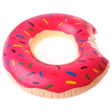 Круг для плавания Пончики,70 см цвет розовый