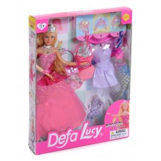 Кукла "Defa" с аксессуарами, в ассортименте, ручки/ножки сгибаются/разгибаются, в коробке 32,5*24,5*