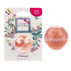 Lukky блеск для губ "Даймонд" 2 в 1 с ароматом конфет, цвет коралловый/пастельно-розовый, 10 г