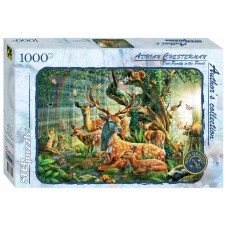 Мозаика "puzzle" 1000 "Мир лесных животных" (Авторская коллекция)