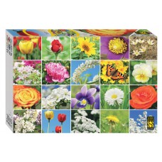 Мозаика "puzzle" 2000 "Цветы. Коллаж"