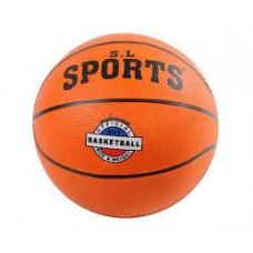 Мяч баскетбольный резиновый, вес 500 гр. в/п диаметр 25 см.