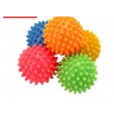 Мяч пластизоль ежик 14 см 5 цветов, 